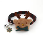 Object Bow Collar Dog Plaid Christmas