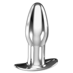 Command Stainless Steel Vibrating Butt Plug 4 Inch