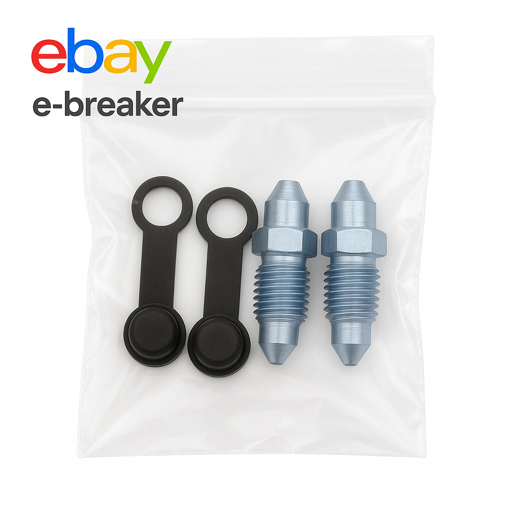 RANGE ROVER - Brake Calpier Bleed Screw Nipples x2 Twin Pack Includes Cap M10 x1