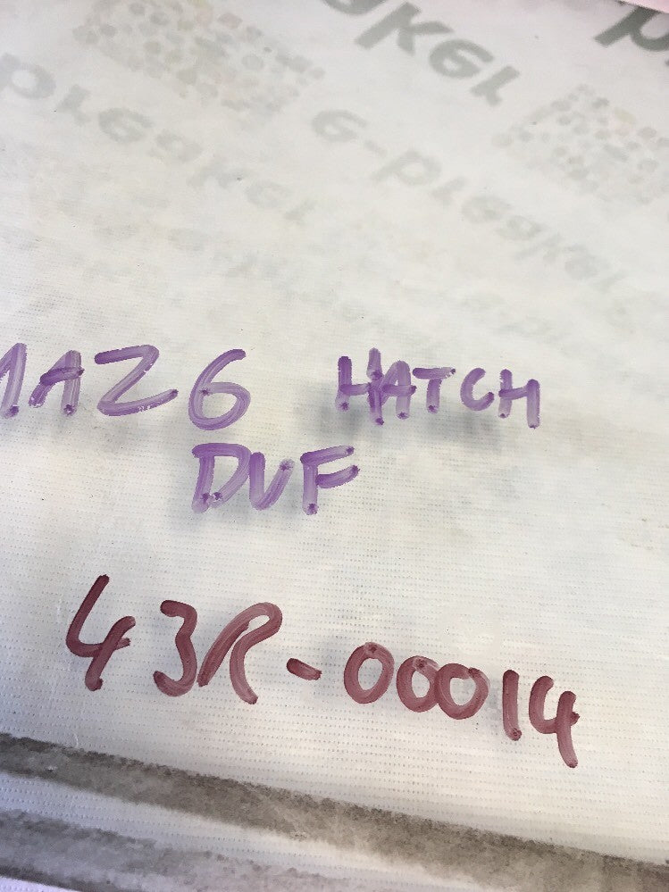 Window Glass Front  Right From Mazda 6 2007 Hatchback
