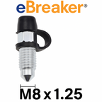 Volvo S40 V40 S90 V90 Brake Caliper Bleed Screw M8x1.25 x2 with Dust Caps — up to 2004