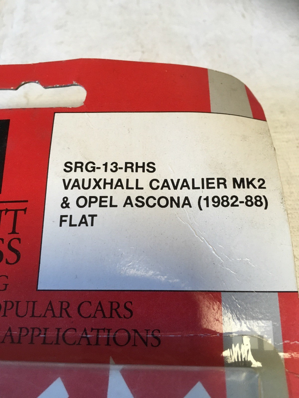 Vauxhall Cavalier Mk2 Ascona 82-88 Right Side Replacement Door Wing Mirror glass