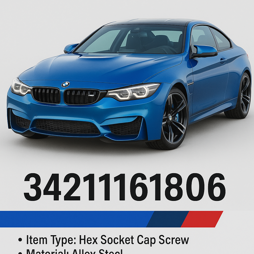 BMW Mounting Screw For Brake Disc Rotor Fits 1 3 5 7 X Series E F G Platforms x1