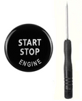 BMW BLACK Start Stop Engine Switch Button Cover for 1,3,4,5,6,7,8 Series