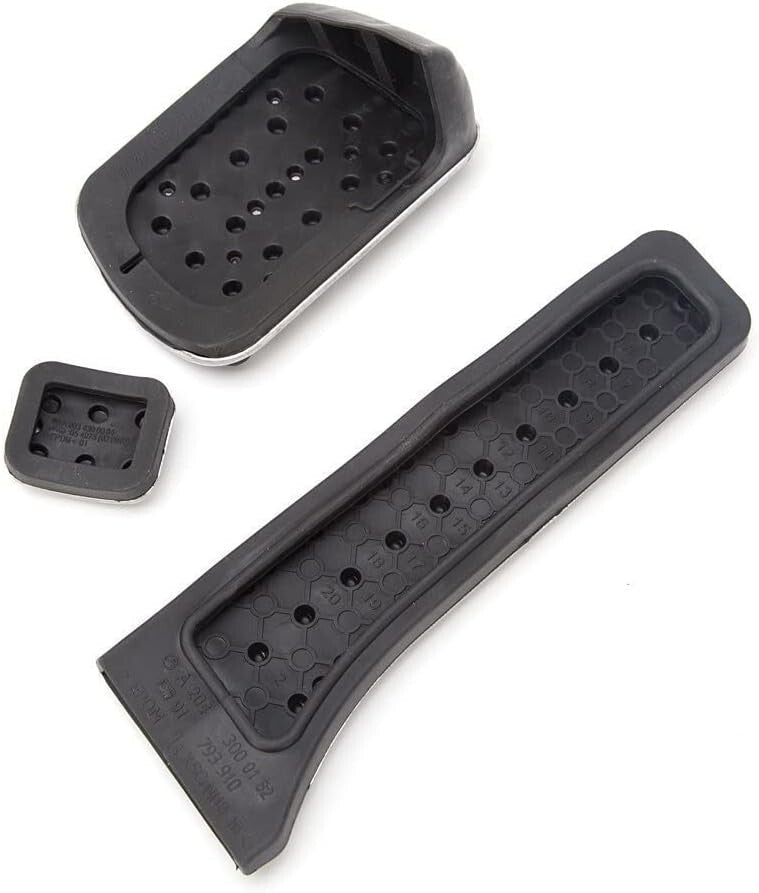 Mercedes AMG Pedals Set 3PCS Stainless Steel Fuel Brake Footrest  A C E SL  CLS