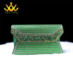 2025 Special New Arrivals Italian Women Shoes and Bag to Match in Green Color