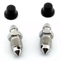 Subaru Impreza WRX STI Brembo Multi-Piston Brake Caliper Bleed Screw M10x1 x2 with Dust Caps