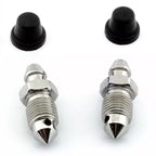 Subaru Impreza WRX STI Brembo Multi-Piston Brake Caliper Bleed Screw M10x1 x2 with Dust Caps