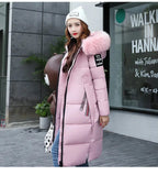 Women's Long down Hooded Jacket