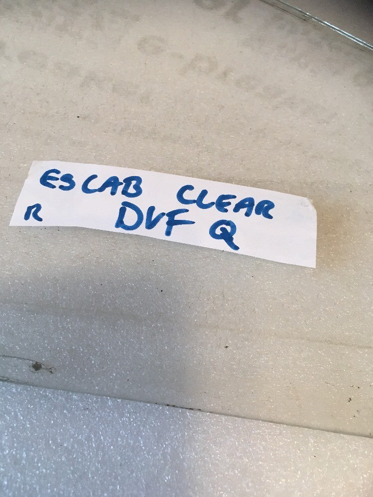 Front Door Quarter Light Window Glass Right Clear for Ford Escort Mk4 Cabriolet