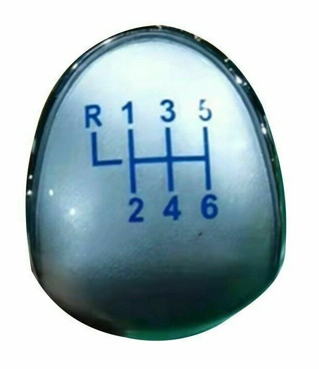 6 Speed Gear Stick Knob Cap Cover BLUE Pattern For FORD FIESTA FOCUS ST TRANSIT