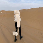 Women's Winter Fabulous Fluffy Hooded Fur Jacket