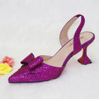 Women's Italian Shoes and Bag Set