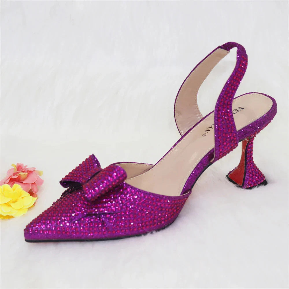 Women's Italian Shoes and Bag Set