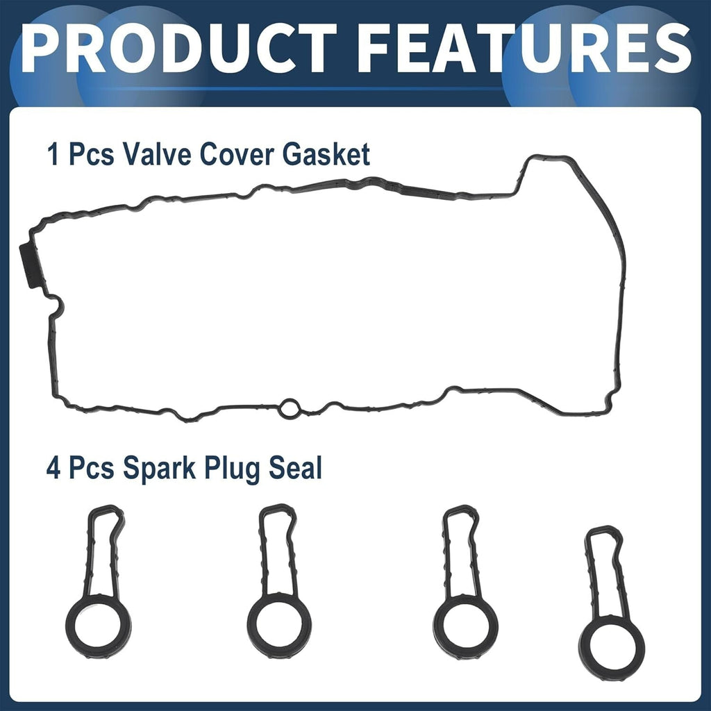 Cam Cover Gasket Set for all BMW N47 2.0D Engines 06 to 13  M.P.N # 11127802604.
