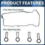 Cam Cover Gasket Set for all BMW N47 2.0D Engines 06 to 13  M.P.N # 11127802604.