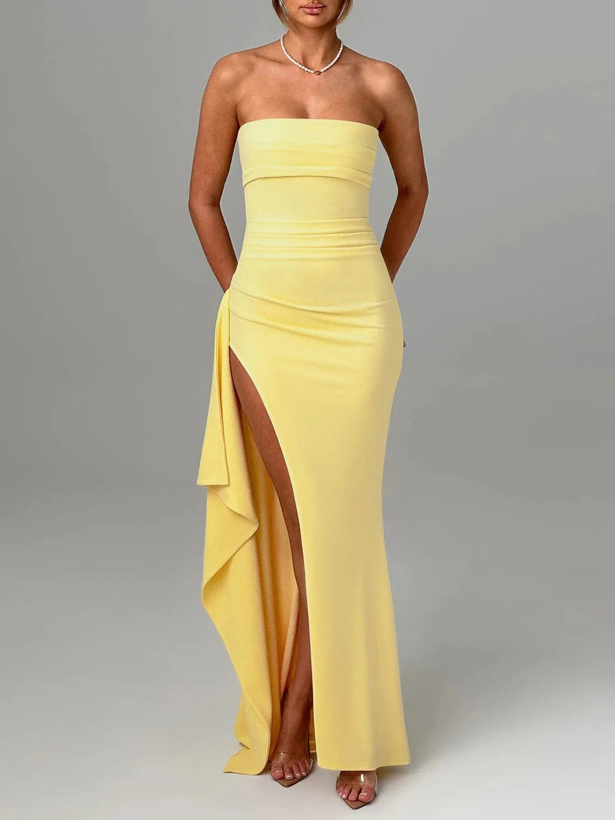Giyu Sexy Club Evening Party Dresses Women 2025 Summer Slash Neck Backless