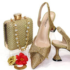 Women's Italian Shoes and Bag Set