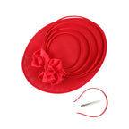 Fancy Christmas Sinamay Fascinator Perfect Wedding Hat Unique Derby Party Hat