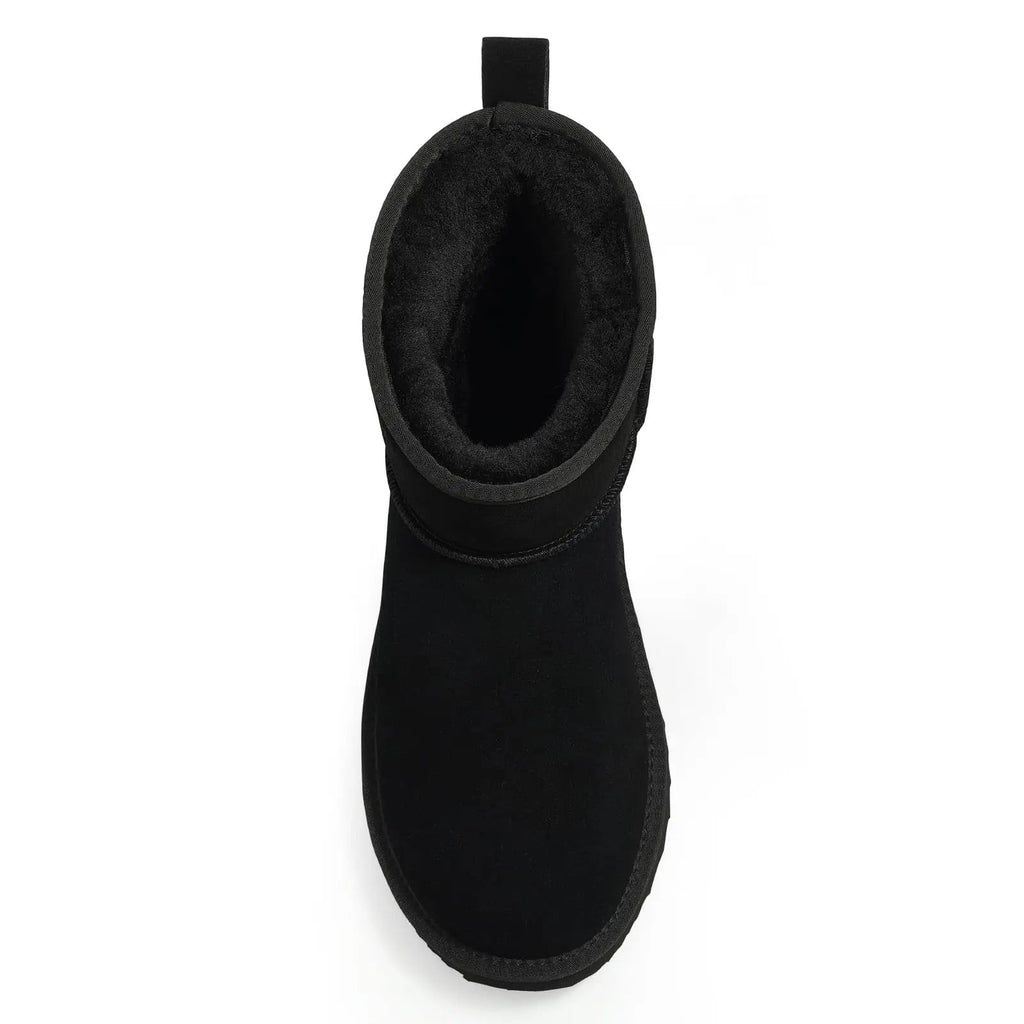 Women's Comfy Suede Plush Winter Warm Snow Boots