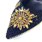 2024 Nigerian Design Evening Party Shoes And Bag Set Lucky Star Bag With
