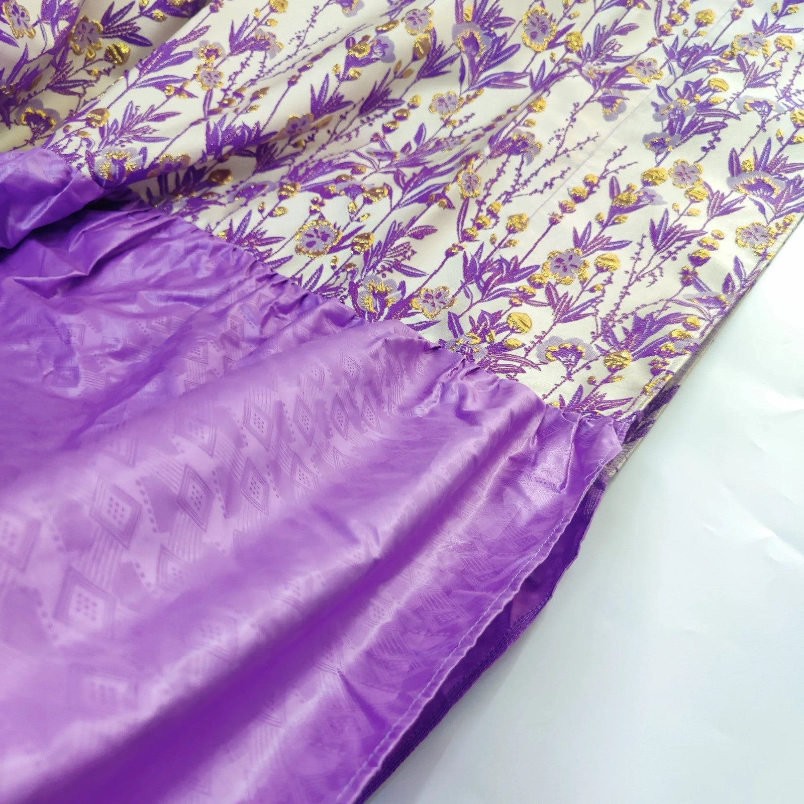 2025 New Arrival African Women Brocade Wedding Dress Dashiki Embroidery With