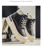 Men's High-Top Platform Casual Comfortable Winter Boots