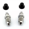 Skoda Fabia & Roomster Brake Caliper Bleed Screws M8x1.25 x2 with Dust Caps — up to 2014