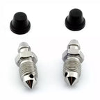 Skoda Fabia & Roomster Brake Caliper Bleed Screws M8x1.25 x2 with Dust Caps — up to 2014