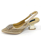 2024 Nigerian Design Evening Party Shoes And Bag Set Lucky Star Bag With
