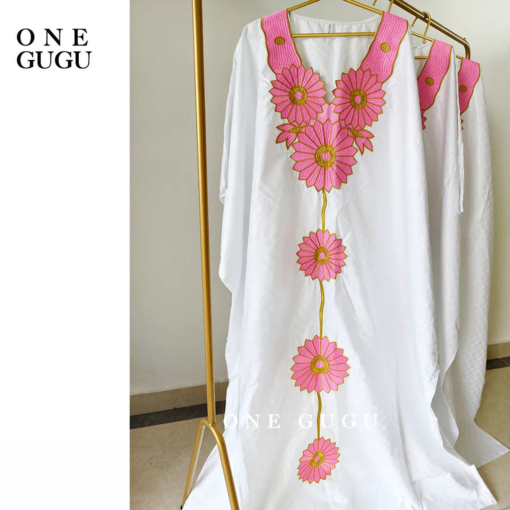 First Quality African Boubou Dress With Scarf Nigerian Traditional Dashiki
