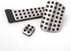 Mercedes AMG Pedals Set 3PCS Stainless Steel Fuel Brake Footrest  A C E SL  CLS