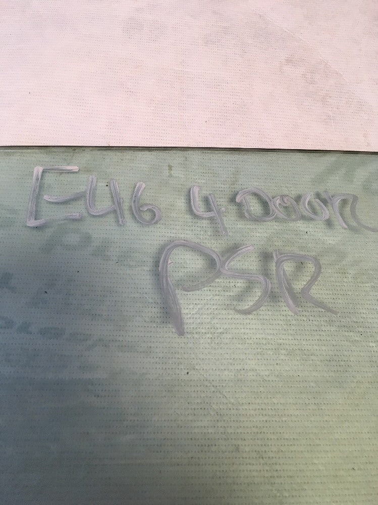 Door Window Glass Rear Left Side for a BMW 3 E46 Facelift
