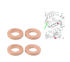 BMW Fuel Injector Copper Washer Seal Set  Diesel M57 N57 B57 Engine 6Pc 2247156