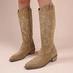 Embroidered Western Cowboy Boots for Women