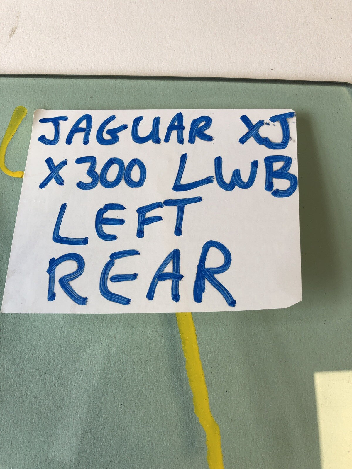 XJ Jaguar X300 LWB  Left Rear Door Window Glass