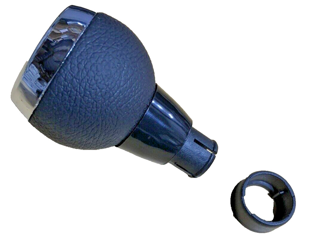 MINI 6 Speed Gear Shift Knob Soft Leather Silver Shift Pattern R55 R56 R57 R60