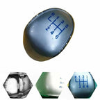6 Speed Gear Stick Knob Cap Cover BLUE Pattern For FORD FIESTA FOCUS ST TRANSIT