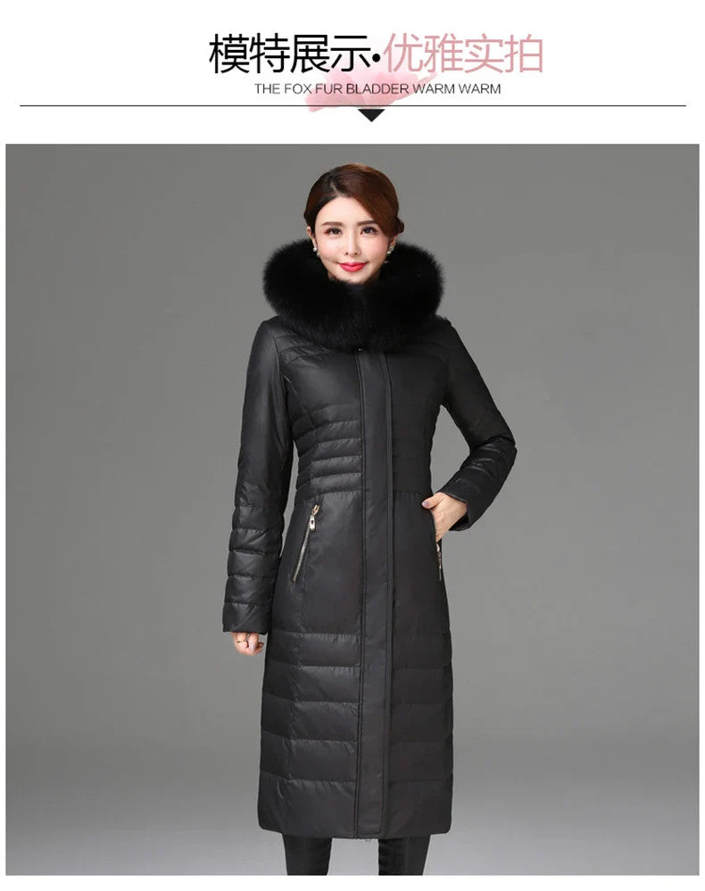 Women's Fashionable Hooded Thick Faux Fur Jacket