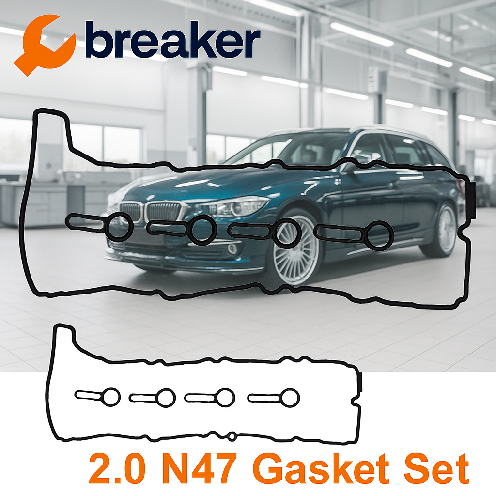 Cam Cover Gasket Set for all BMW N47 2.0D Engines 06 to 13  M.P.N # 11127802604.