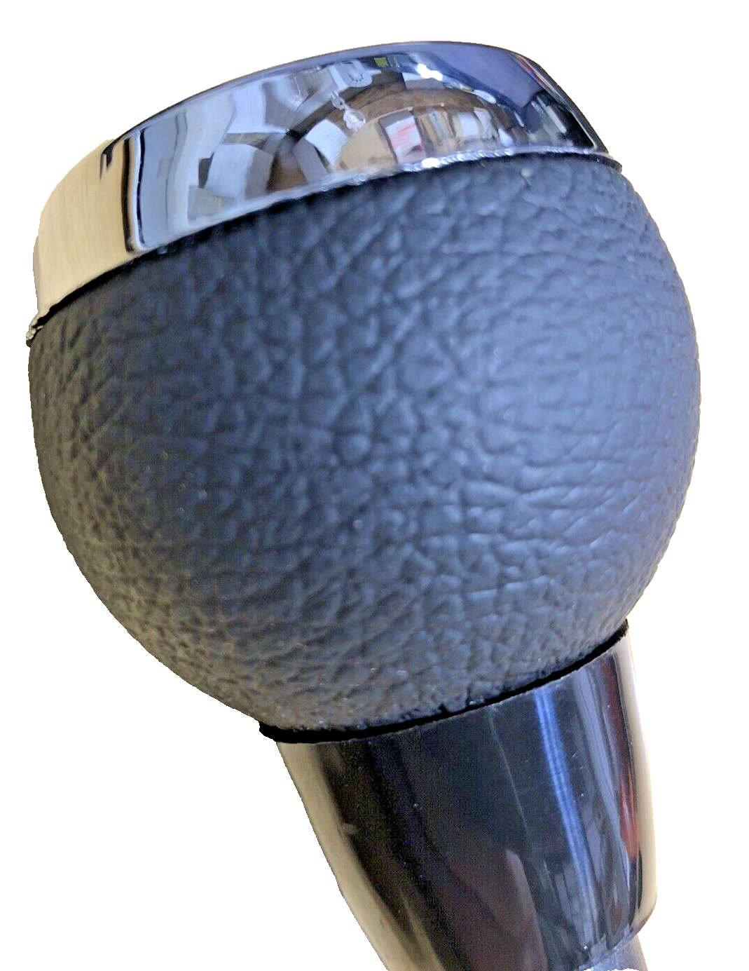MINI 6 Speed Gear Shift Knob Soft Leather Silver Shift Pattern R55 R56 R57 R60