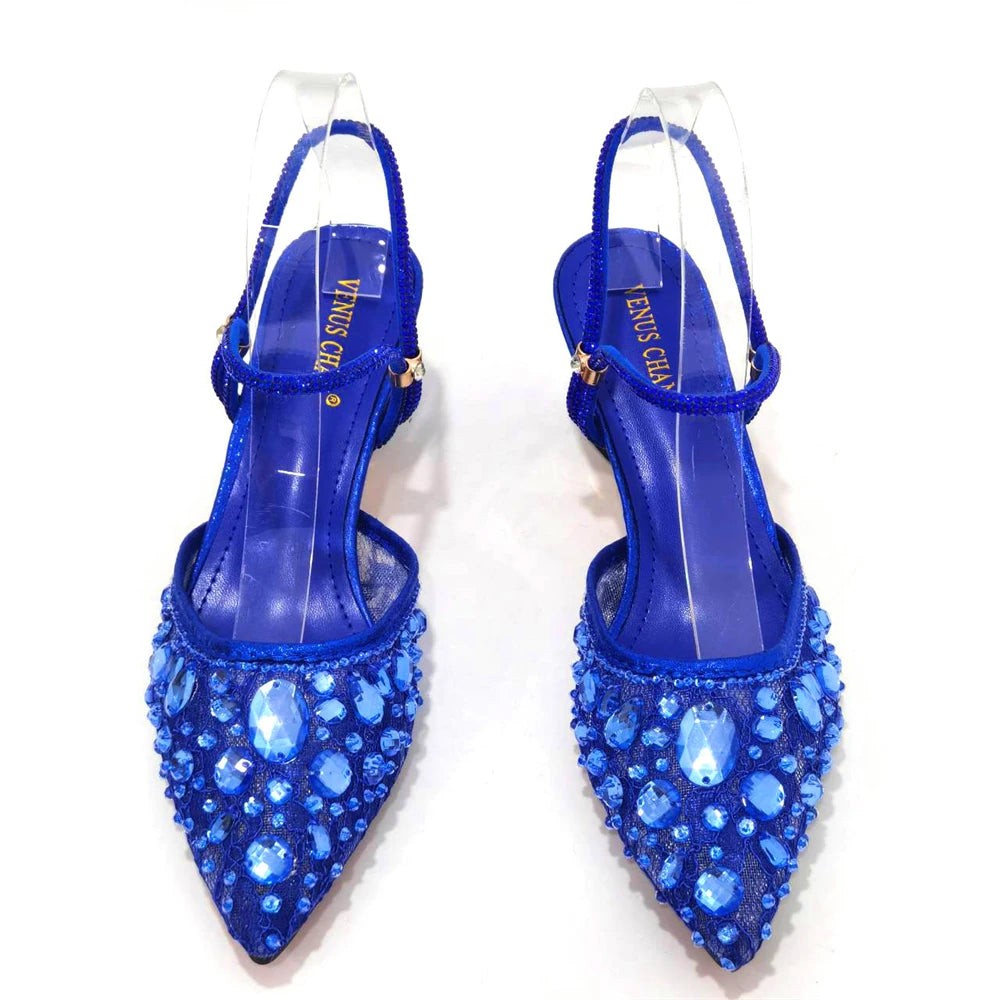 Italian Design Three-Dimensional Women's Bags And Ladies Heel Shoes