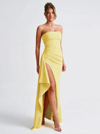 Giyu Sexy Club Evening Party Dresses Women 2025 Summer Slash Neck Backless