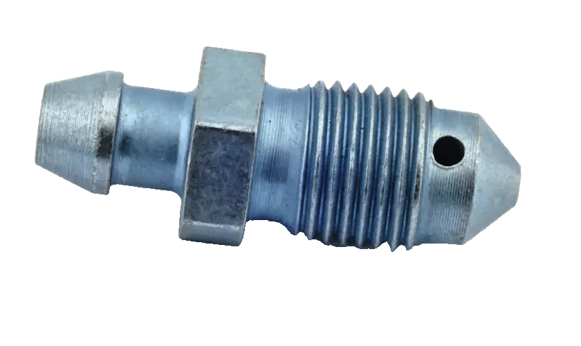 Brake Caliper Bleed Screw Nipples x2 Twin Pack with Cap – M10x1 – Motorcycle & Car