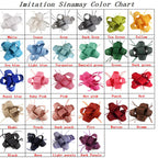 Elegant Wedding Big Size Fascinator Hat Women Flower Multimodal Hair Top Clips