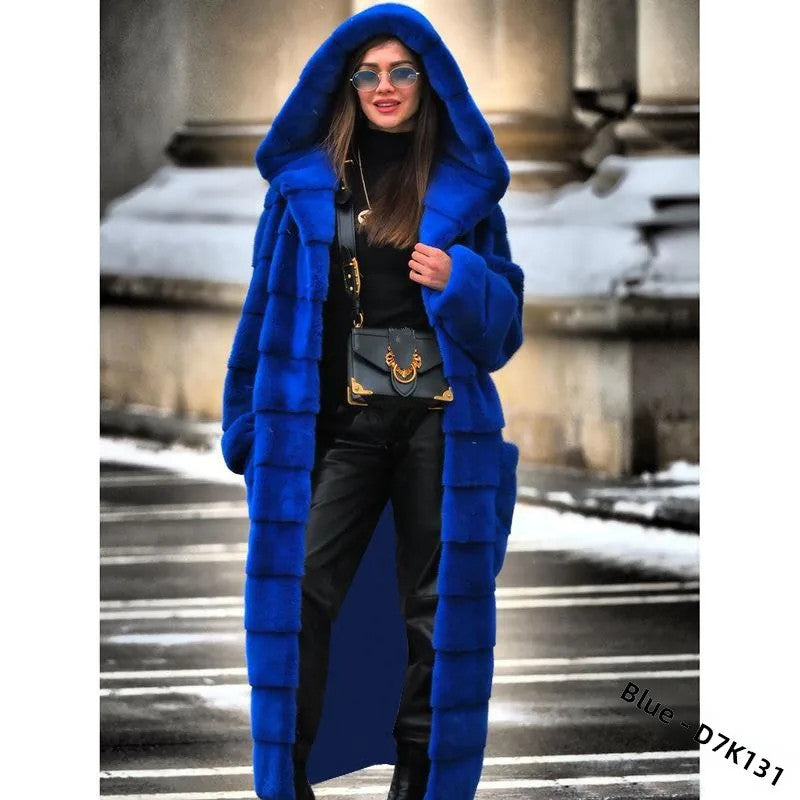 Women's Hooded Sweed Thick Long Sleeve Urban Winter Coat