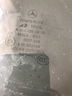 Mercedes Benz ML W163 Right  Rear Door Window Glass