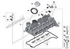 Cam Cover Gasket Set for all BMW N47 2.0D Engines 06 to 13  M.P.N # 11127802604.