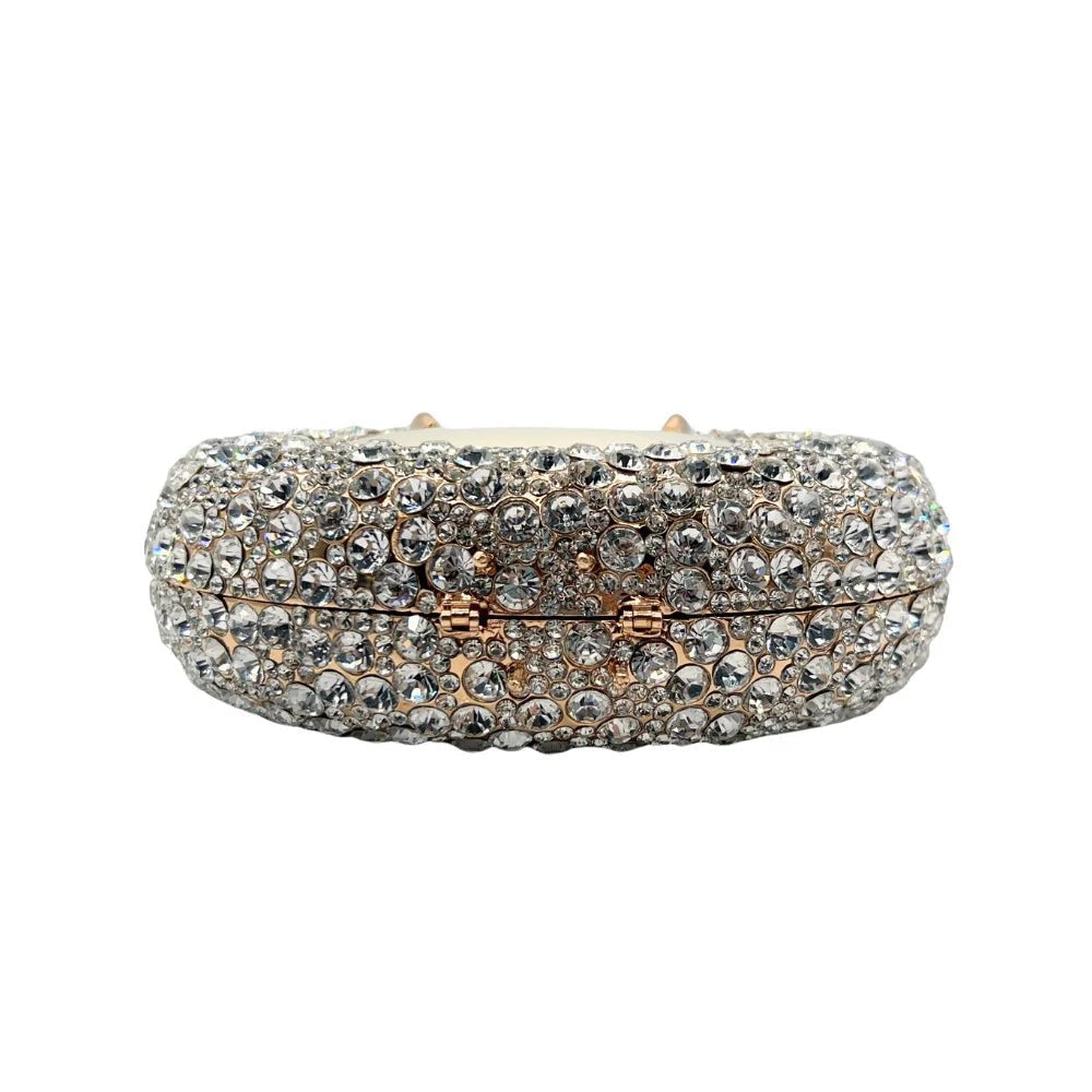 Women's Crystals Evening Party Cocktail Clutches Bag