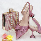 Women's Italian Shoes and Bag Set